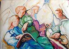 Cuadro titulado EN ESPERA